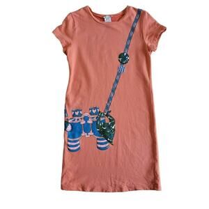 Little Marc Jacobs Coral Binoculars Dress